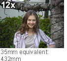 12x 35mm equivalent: 432mm